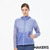 【HAKERS 哈克士】女 輕透感防潑口袋衣(蘭花粉/淺葡紫 二色可選)S淺葡紫