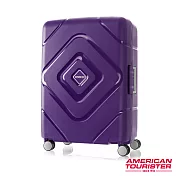 AT美國旅行者 24吋Trigard 菱格設計PP三點式扣鎖飛機輪行李箱(紫)
