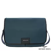 【ARTSIR CHEN】真皮APOLLO-II郵差包(岩石藍)