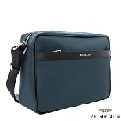 【ARTSIR CHEN】真皮HERMES-III郵差包(岩石藍)