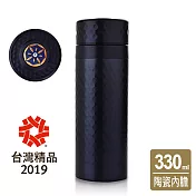 《乾唐軒活瓷》吉星金石保溫杯/鎏金/5色 星空藍