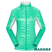 【HAKERS 哈克士】女款 輕量防風防潑外套(桃紅/湖綠 二色可選)S湖綠