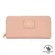 SANTA BARBARA POLO．聖大保羅 - 幸福微糖系列 拉鍊長夾-粉膚色 SB58-03412