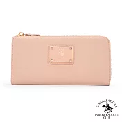 SANTA BARBARA POLO．聖大保羅 - 幸福微糖系列 L型拉鍊長夾-粉膚色 SB58-04812