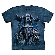 【摩達客】美國進口The Mountain Smithsonian系列 P-51C戰鬥機駕駛艙 純棉環保短袖T恤S藍色