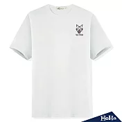 <現貨+預購>經典狼印花圓領短袖T恤 四色-HeHaM白色