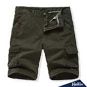 (現貨+預購)型男直筒口袋工作短褲 四色-HeHa30軍綠色