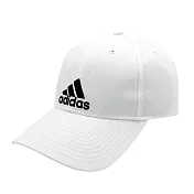 Adidas 6P CAP COTTON 男/女 老帽 棒球帽L白色 男