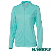 【HAKERS 哈克士】女 抗UV快乾短領外套(海灣綠/灰色 二色可選)S海灣綠