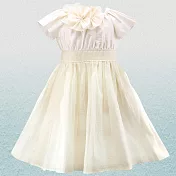 【Gracious May】美國手工洋裝 珠白佳人 (4T-5T)