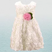 【Gracious May】美國手工洋裝 典雅花公主 (4T-5T)