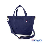 Kiiwi O! 輕便隨行系列2way帆布托特包 ANNIE 藍