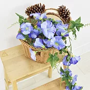 【Meric Garden】仿真牽牛花串-藍紫色(6尺1)_1入/組