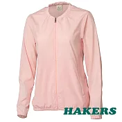 【HAKERS 哈克士】女 抗UV快乾透氣外套(藍綠/粉紅 二色可選)M粉紅