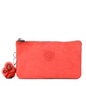 KIPLING 三層手拿包-粉桔  (現貨+預購)粉桔