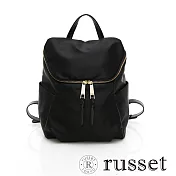 russet CLOUDS系列雲尼龍TOWN後背包 - 黑