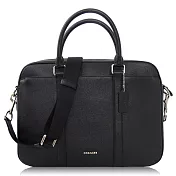 COACH 十字紋皮革 / CRRYGRAIN 公事包黑色