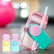 美國idealist 吸管杯/運動杯/水壺/水杯/U型杯300ml-藍色