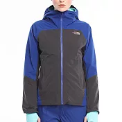 【The North Face】女 DRYVENT防水透氣外套S藍