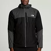 【The North Face】男 防水透氣防風外套M黑