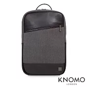 KNOMO 英國 Southampton 電腦後背包 (黑灰/適用 15.6 吋筆電)