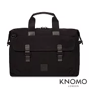KNOMO 英國 Tournay 英倫時尚電腦公事包 (黑色/適用 15 吋筆電)