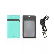 【FENICE】透明視窗卡片識別證 (蒂芬妮綠+灰)