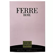 GIANFRANCO FERRE 玫瑰女性淡香水針管1.5ml