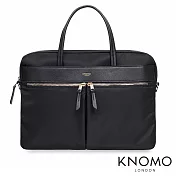 KNOMO 英國 Hanover 簡約手提公事包 (黑色/適用 14 吋筆電)