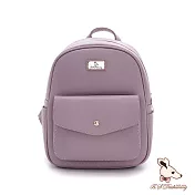 B.S.D.S冰山袋鼠 - 濃情札記 - 典雅造型後背包 - 暗紫色【BS-9063PR】