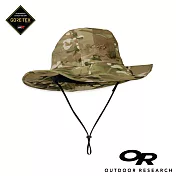 【美國Outdoor Research】迷彩款防水透氣防曬可折疊遮陽帽S號