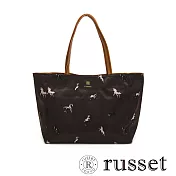 russet CLOUDS系列雲尼龍WOODLANDER拖特包(中) 咖