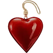 《PHILIPPI》愛心垂墜鑰匙圈(金屬紅)