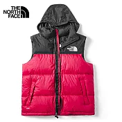 【The North Face】 1996Nuptse 羽絨背心 S紅