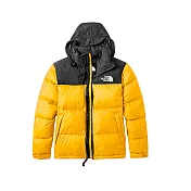【The North Face】 1996Nuptse 羽絨外套S黃