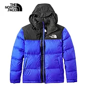 【The North Face】 1996Nuptse 羽絨外套S藍