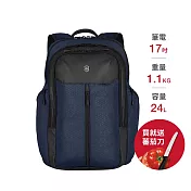 VICTORINOX 瑞士維氏 Altmont Original 17吋 電腦筆電後背包-藍 606731