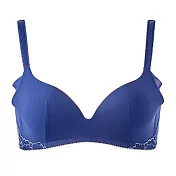 【黛安芬】輕塑美型系列薄襯無鋼圈內衣 D-E罩杯34/75D深海藍