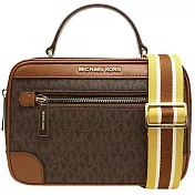 MICHAEL KORS 復古方形防刮手提斜揹包-咖啡（現貨+預購）咖啡