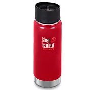 美國Klean Kanteen寬口保溫鋼瓶473ml寶石紅