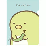 San-X 角落公仔個人生活系列A4檔案夾。企鵝君+炸豬排