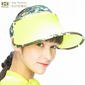 【HOII后益】馬賽克冰冰帽 ★黃光 (UPF50+抗UV防曬涼感先進光學機能布)