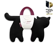 【德國萊思綺Leschi】旅行枕頭/辦公室、教室午休枕頭- 貓造型 (黑色)