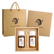 【U】Mr. HONEY 蜂蜜先生 - 雙響禮盒2入組 (龍眼蜂蜜+荔枝蜂蜜)