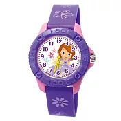【Disney迪士尼】雙色殼兒童手錶蘇菲亞_紫色