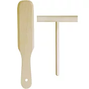 《EXCELSA》櫸木可麗餅抹刀+窄鏟