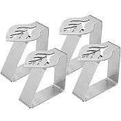 《KitchenCraft》桌布固定夾4入(葉子)