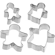 《KitchenCraft》餅乾切模4件(薑餅人)