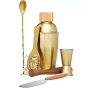 《KitchenCraft》雪克杯+調酒量杯工具6件