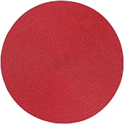 《NOW》素面織紋圓餐墊(赭紅)
